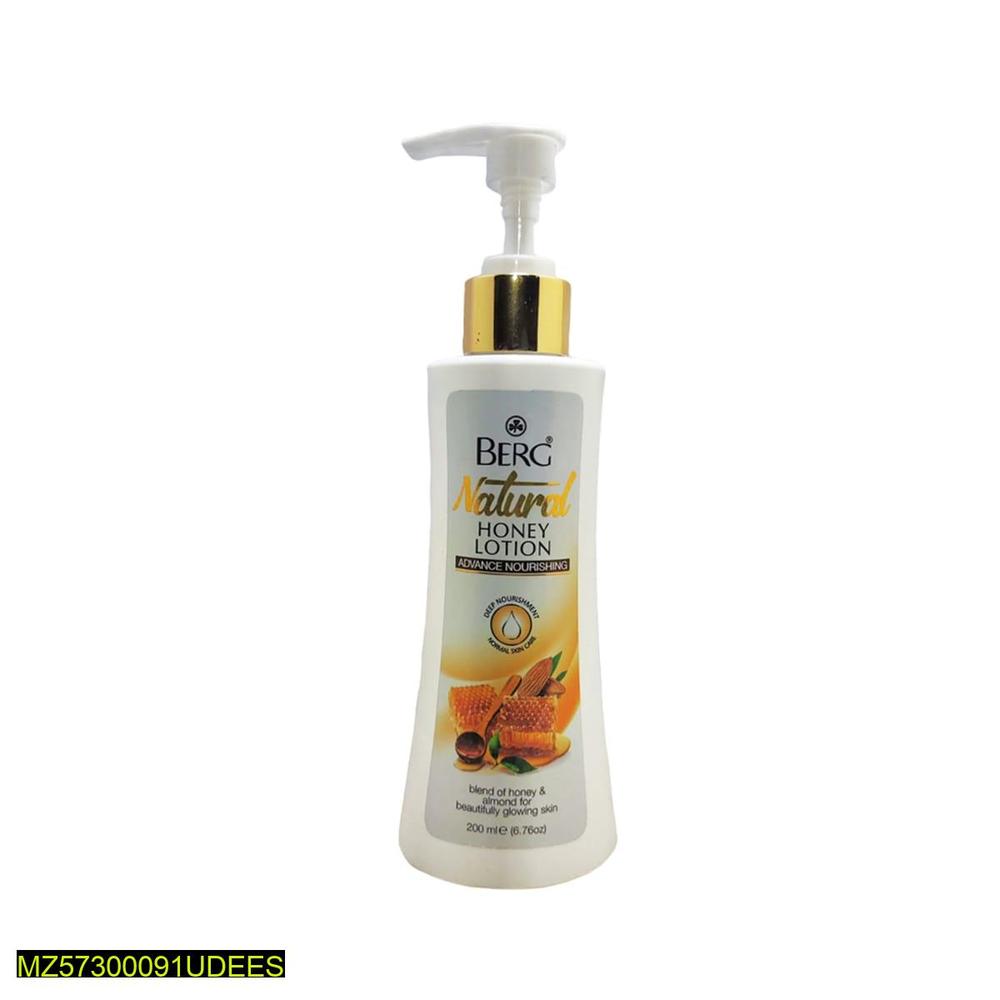 Honey Lotion for Dry Skin 200ml White Gold Pump