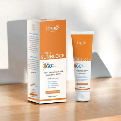 Haya Tinted Sunblock SPF 60+ Water Resistant Cream