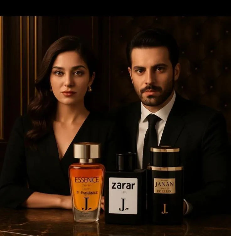 Janan Zarar Essence Perfume Set 3pcs Unisex Citrus Long Lasting
