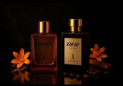 Zarar & Essence Perfume Pack for Men Gold Edition