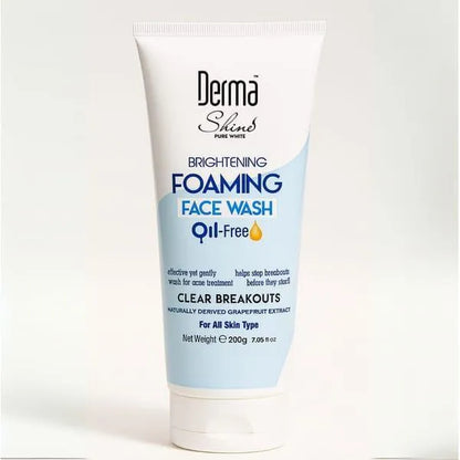 Derma Skin Whitening Face Wash 200ml All Skin Types