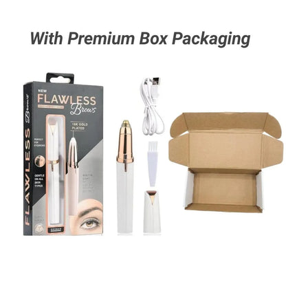 Rechargeable Eyebrow Trimmer with Box Packaging