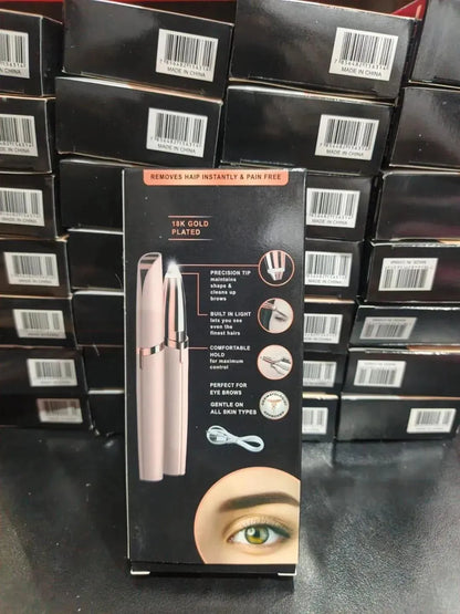 Rechargeable Eyebrow Trimmer with Box Packaging