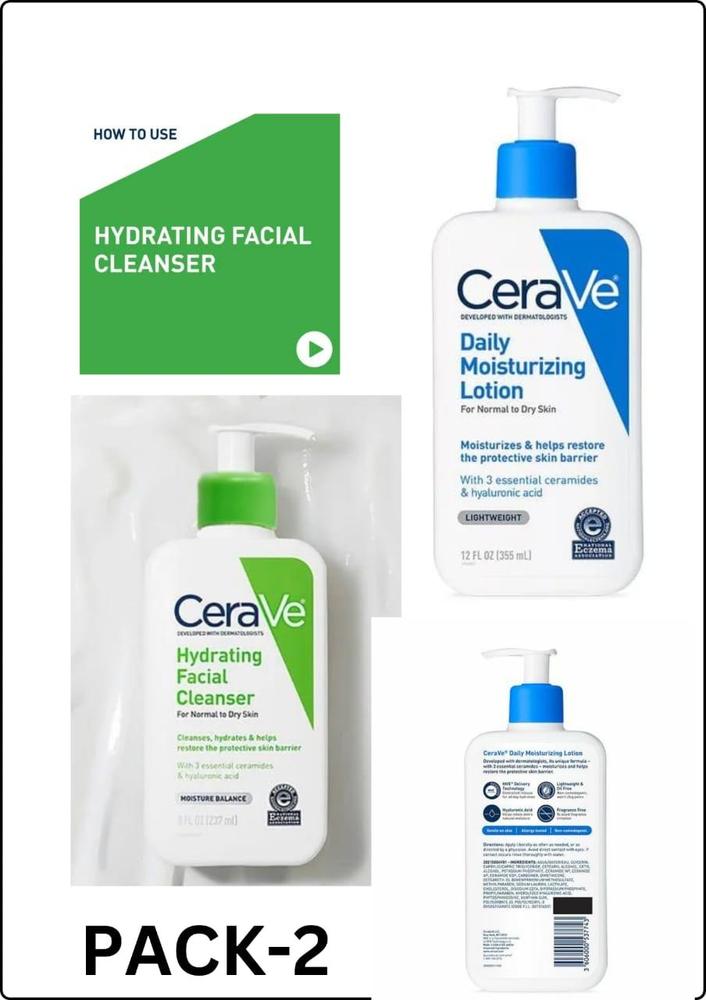 Hydrating Facial Cleanser & Moisturizer Pack for All Skin Types
