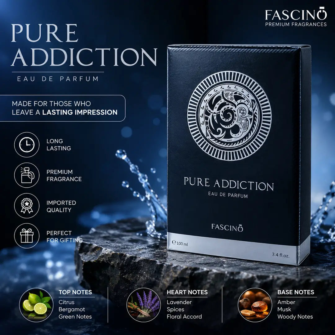 PURE ADDICTION premium men's perfume, 100ml