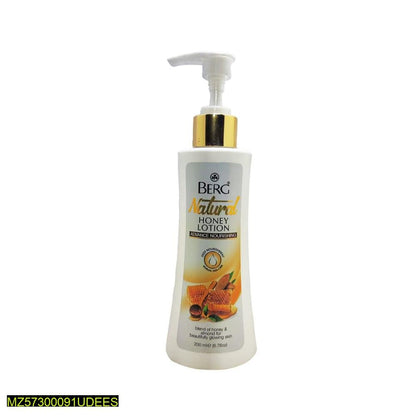 Honey Lotion for Dry Skin 200ml White Gold Pump