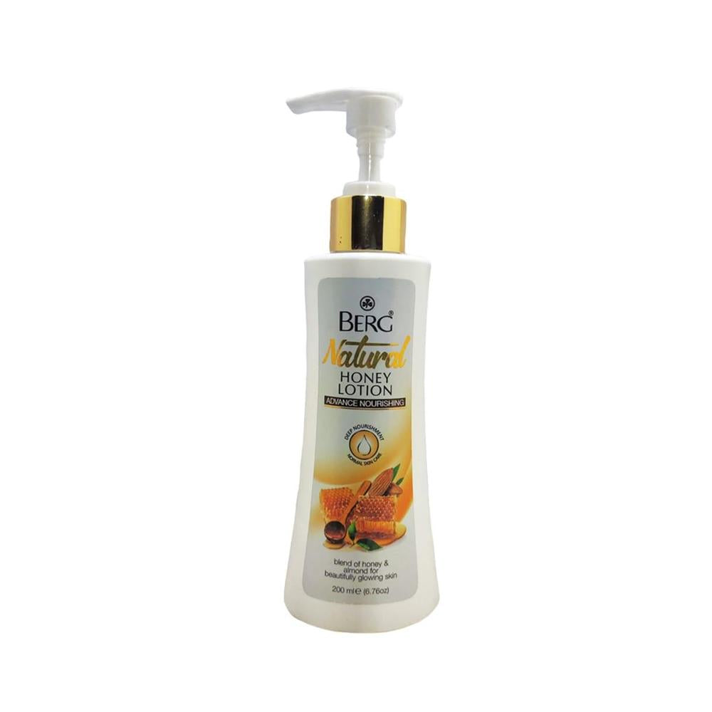 Honey Lotion for Dry Skin 200ml White Gold Pump