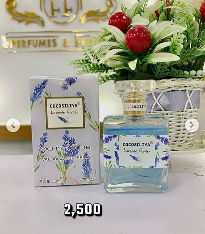 Cocosilya Lily Garden Perfume Pack of 5 Glass Bottles