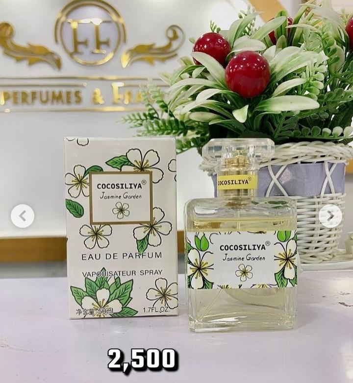 Cocosilya Lily Garden Perfume Pack of 5 Glass Bottles